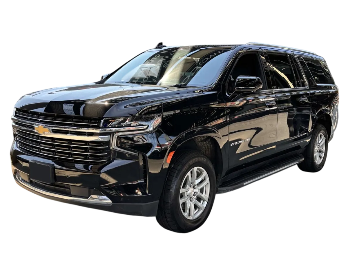 Rent the spacious Chevy Suburban for luxury travel in Chicago. Experience executive comfort, premium seating, and superior privacy. Book your ride now!